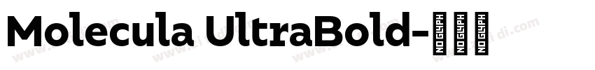 Molecula UltraBold字体转换